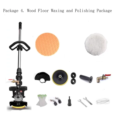 Poleringsmaskin, Vattenkvarn, Hushållssten, Marmorplattor Terrazzo Anti-alkalivaxning Poleringsmaskin Cementgolv 6 best sales marmorpoleringsmaskin - №5