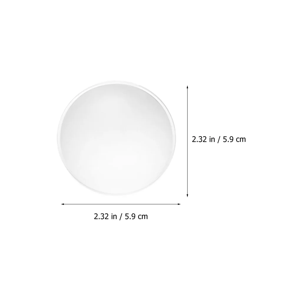 

10Pcs Round Acrylic Convex Lens Clear Magnification Lens for Handheld Magnifiers Optical Instruments DIY Repair Replacement Kit