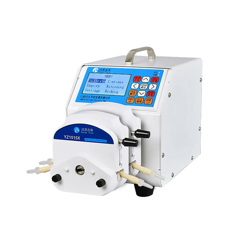 

LM60A Liquid Transfer Industrial Peristaltic Pump LCD Screen Smart Parameters Settable