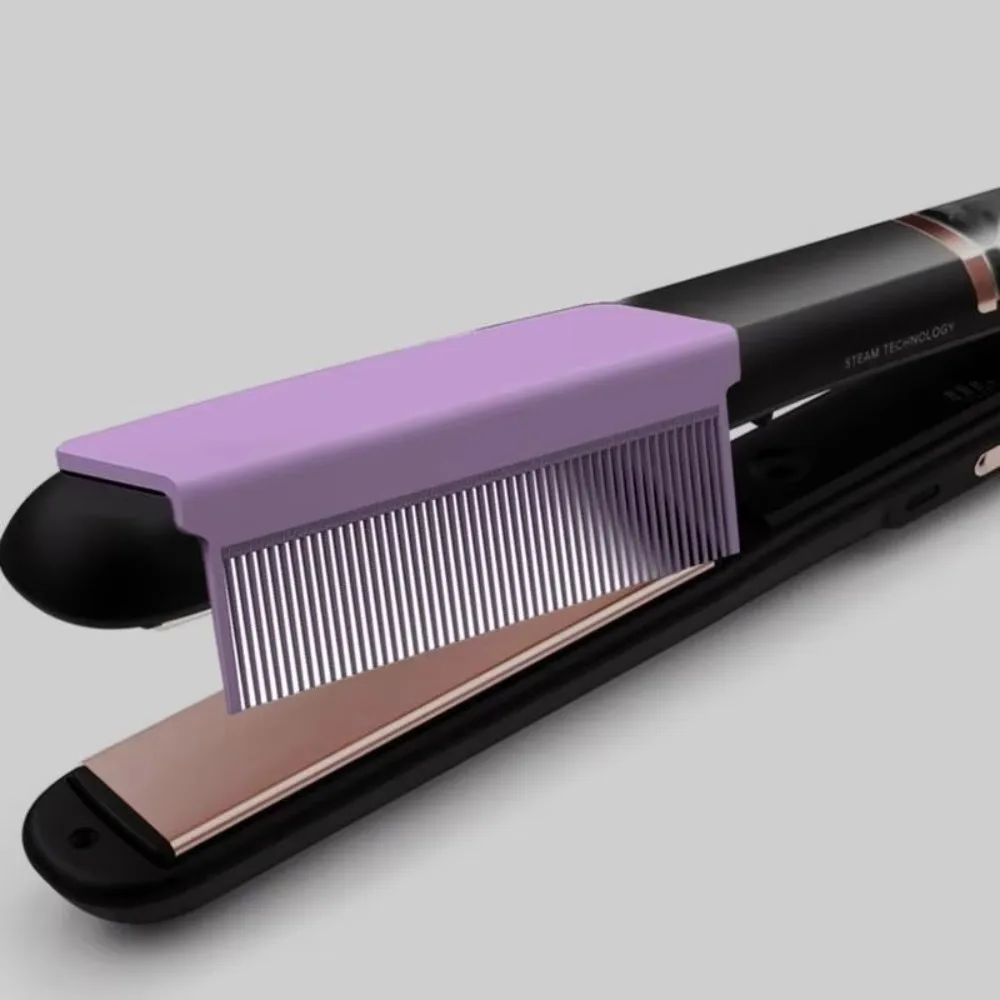 Clip On Hair Flat Iron Comb Lightweight Professional Hair Combs Hair Care Tool Styling Straight Hair Comb