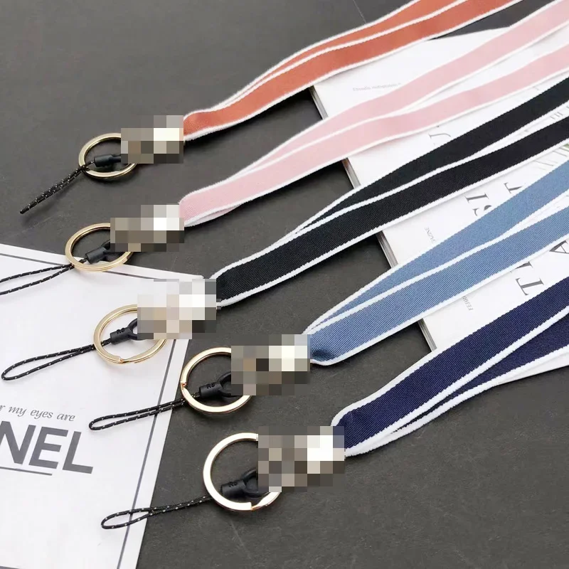 Simple Mobile Phone Lanyard, Halter Neck, Men's and Women's Hanging Rope, Work Certificate, Badge Card Holder, Brand Key