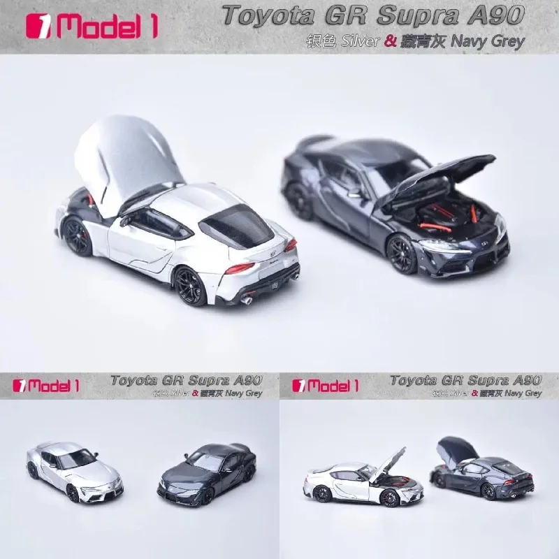 FH Model 1 1:64 Toyota Bull Demon King GR Supra A90 MK5 alloy die-casting car model FD3S adult collectibles, holiday gifts.