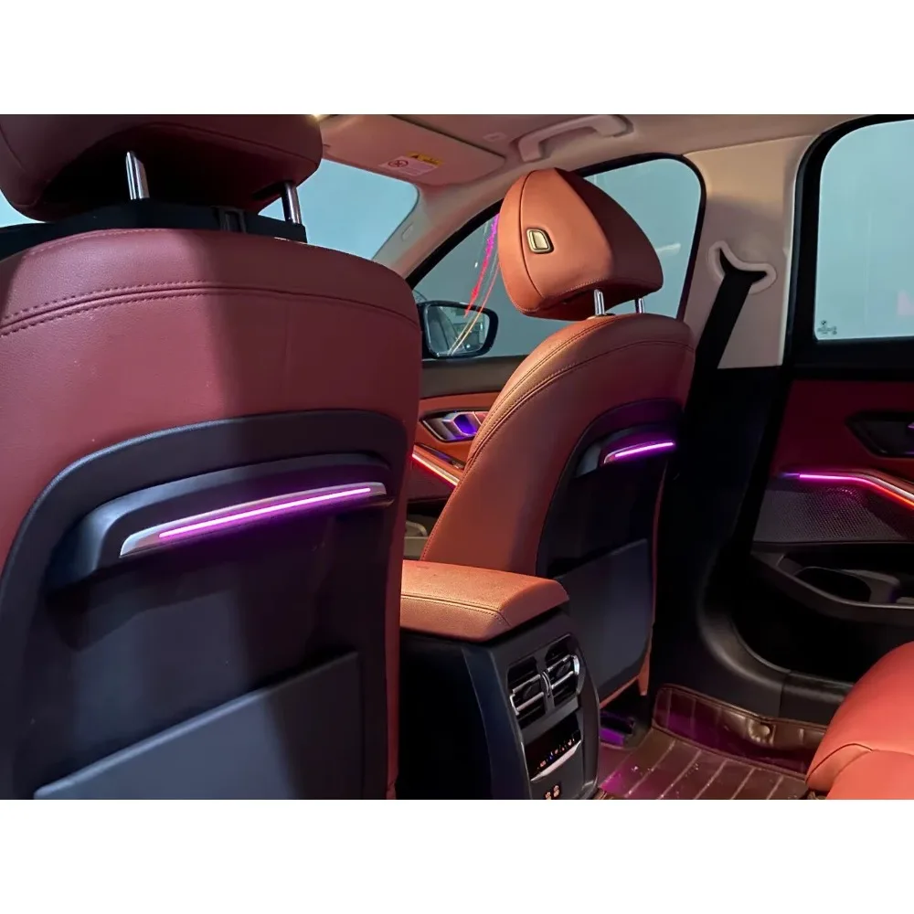 64 Colors Dynamic Colors Ambient Light for BMW 3 Series 2019-2025 G20 Facelit Car Interior Lighting Upgrade Kit Accessories
