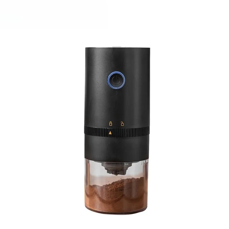 Portable Electric Coffee Grinder with USB Charging Adjustable Ceramic Grinding Core Long Endurance for Outdoor Travel