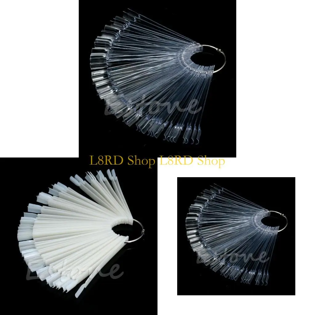 L8RD False Nails Tip Swatches Accessories Tool Color Chart Brush Stand Template Art Display Holder Practice Stand
