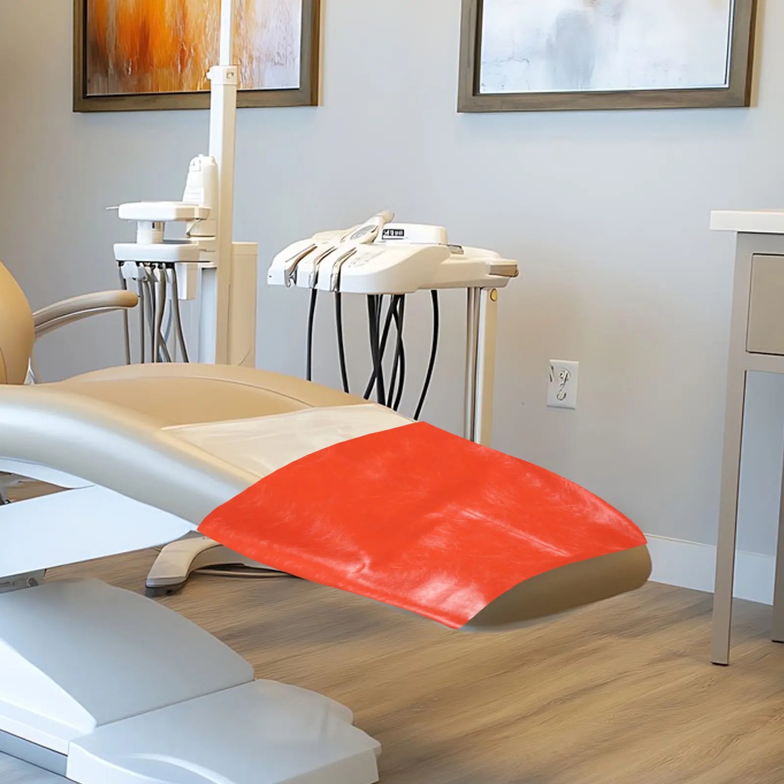 

Эластичная водонепроницаемая защитная накладка на подножку стоматологического кресла, оранжевая, моющаяся, многоразовая, для клиник и салонов