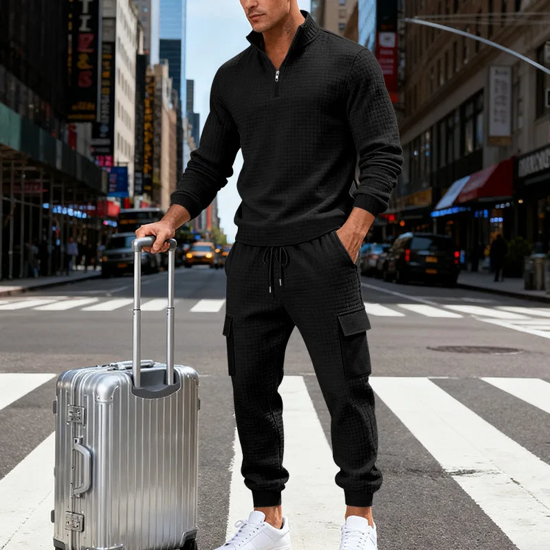 منتجات جديدة من blockbuster للخريف والشتاء للرجال بدلة رياضية فضفاضة للتنقل في الهواء الطلق