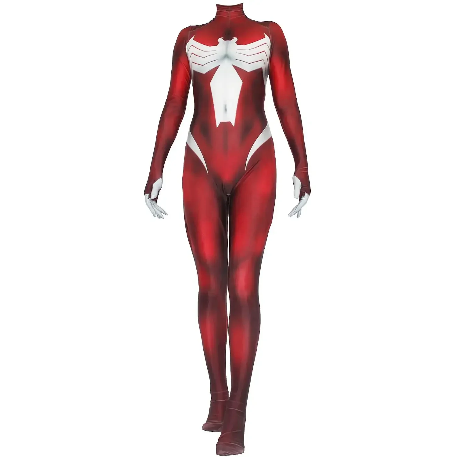 Anime The Ultimate Spider Woman Cosplay Superhero Zentai Outfits Bodysuit 3D Printed Jumpsuit Halloween Costume Adult Kids