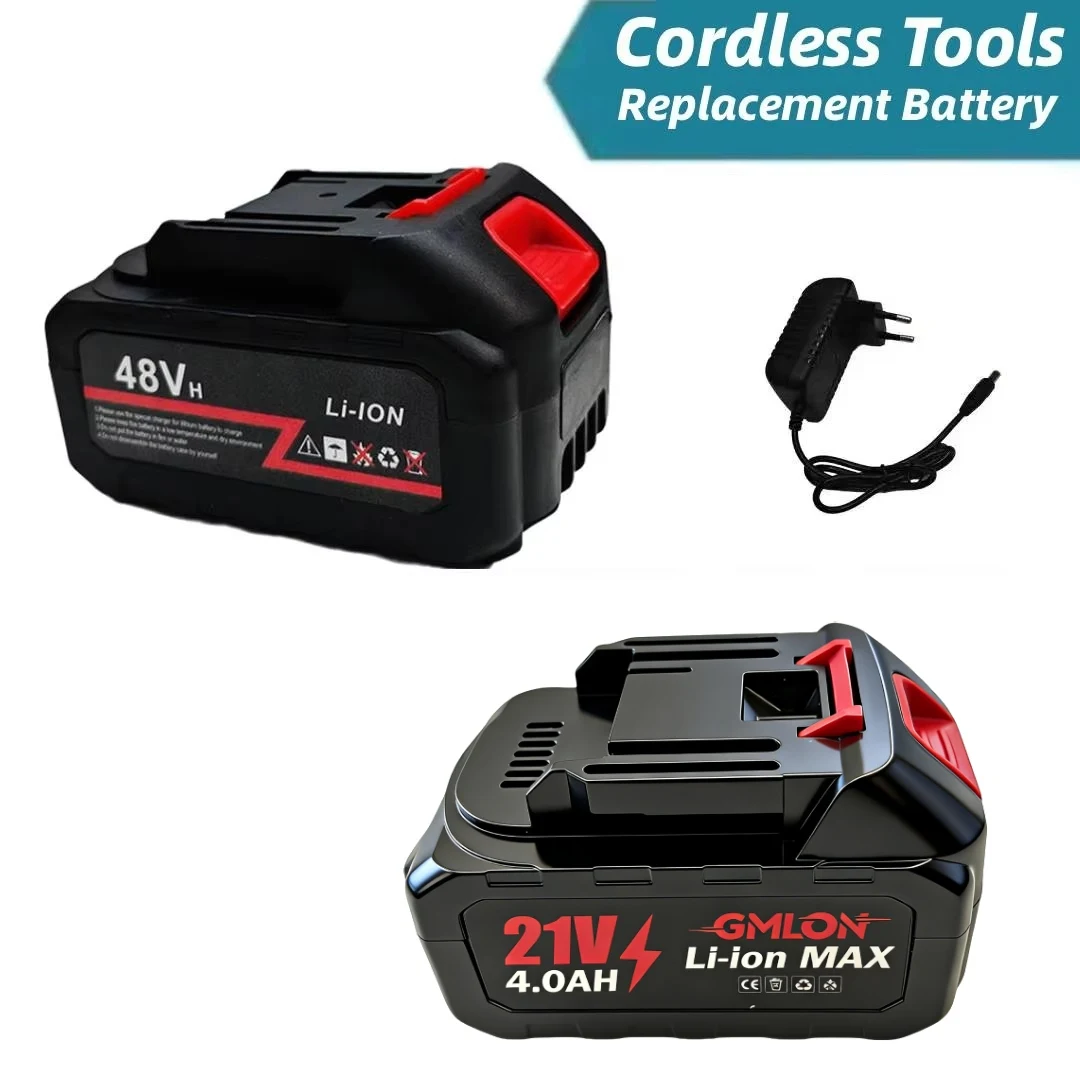 Batteria ricaricabile agli ioni di litio di grande capacità con caricatore UE/USA per utensili a batteria Makita Batteria sostitutiva per chiave da trapano