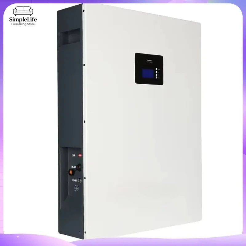48V 5KW 10KW 20KW Lithium Ion Battery Solar Energy Storage System Home Power Wall Mount PV Panel Kit Off Grid Inverter Backup
