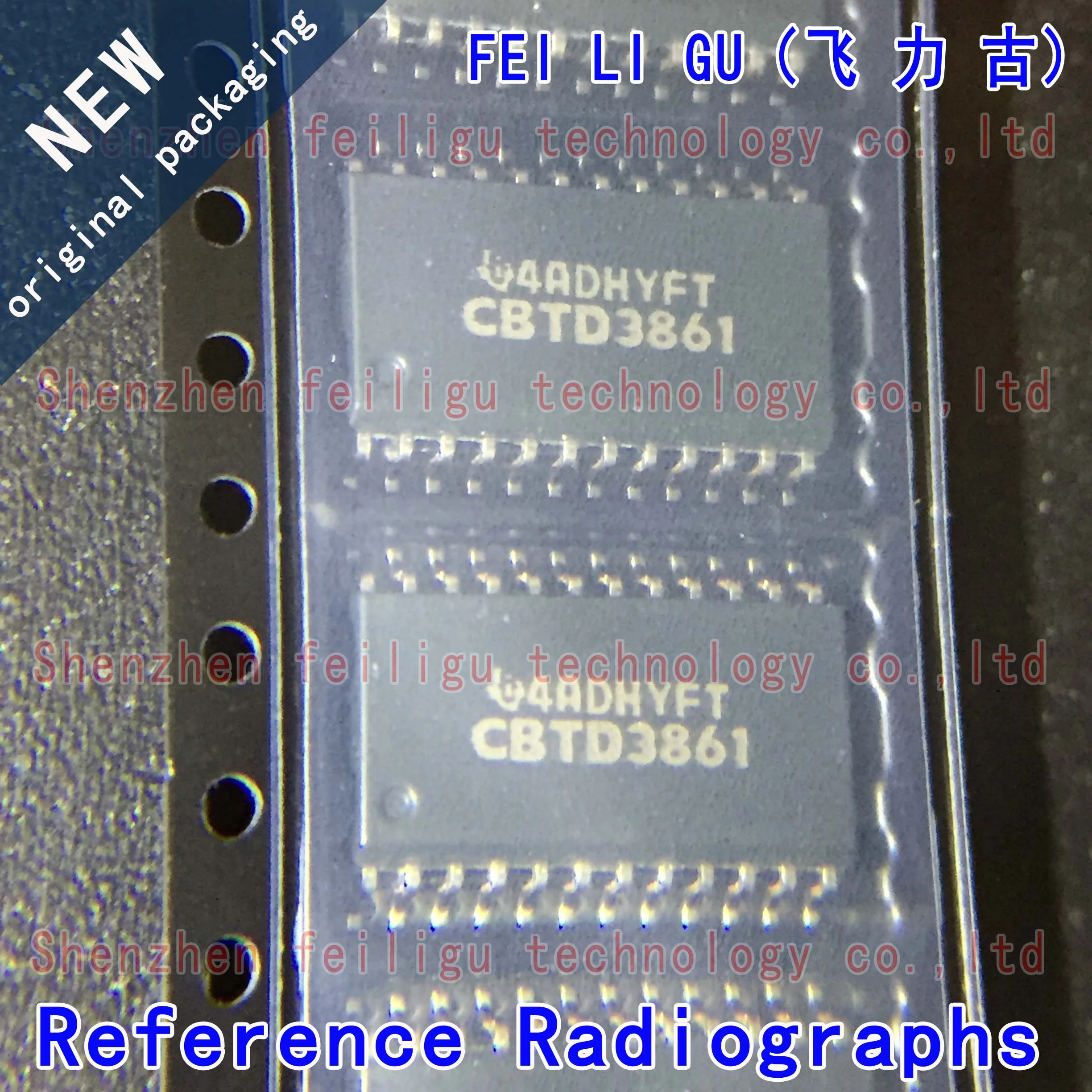 5/15/30/50PCS New original SN74CBTD3861DWR SN74CBTD3861 silk-screen:CBTD3861 Package:SSOP24 Signal switch/codec/multiplexer chip