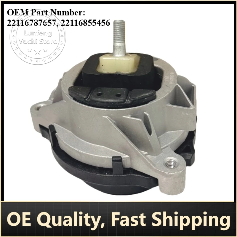 

P/N: 22116855456, 22116787657 - Left / Right Engine Mounts for BMW 1 , 2 , 3 , 4 Series, F20 F21 F22 F87 F30 F80 F32 F82 F33 F83