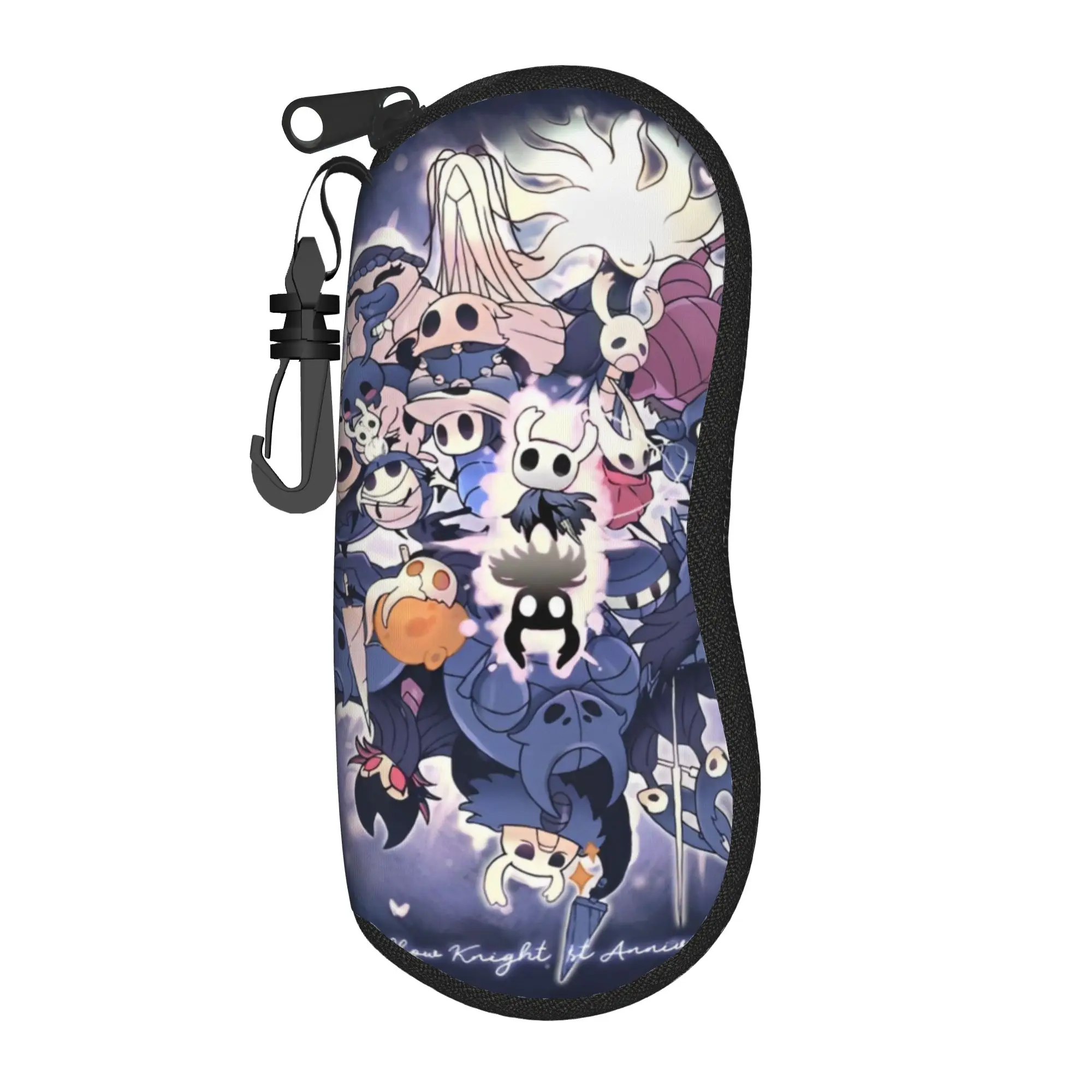Hollow Knight Glasses Case Cover Game Funny Cartoon Travel Sunglasses Pouch For Men Women Eyewear Accessory Original Glasses Box