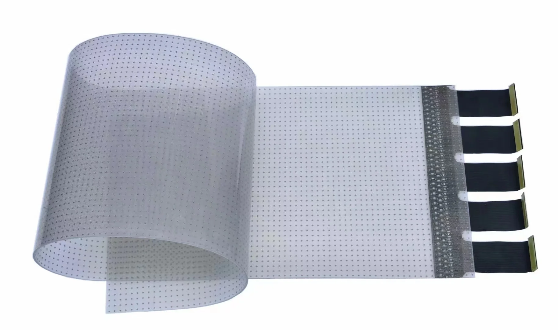 Led Display Film Invisible outdoor indoor Led Flexible Transparent Film Display Soft Transparent Led Film Screen