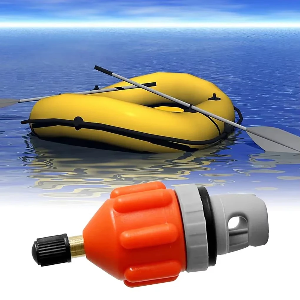 DIZETION Air Valve Adaptor Dustproof Wear-resistant Rowing Nylon Kayak Inflatable Pump Adapter for SUP Board Boat