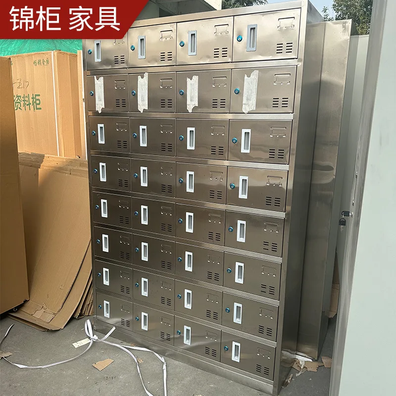 304 stainless steel dishes and tableware, school cafeteria staff lunch box tableware, multi-door stainless steel cupboards