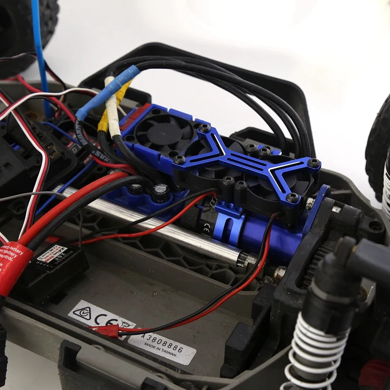 Best-540 550 3650 3660 3670 ventilador de refrigeración del disipador de calor del Motor 36-38Mm Motor para 1/8 1/10 RC coche Axial SCX10 Traxxas TRX4 Tamiya