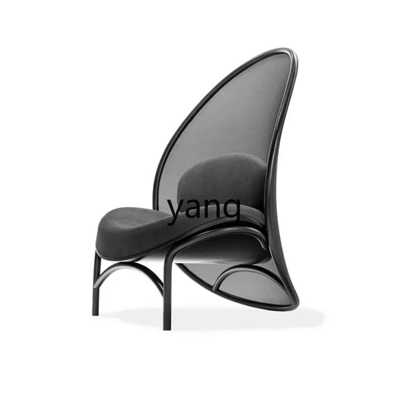 CX  Nordic new living room sofa chair high backrest leisure chair braided rattan mesh lazy chair
