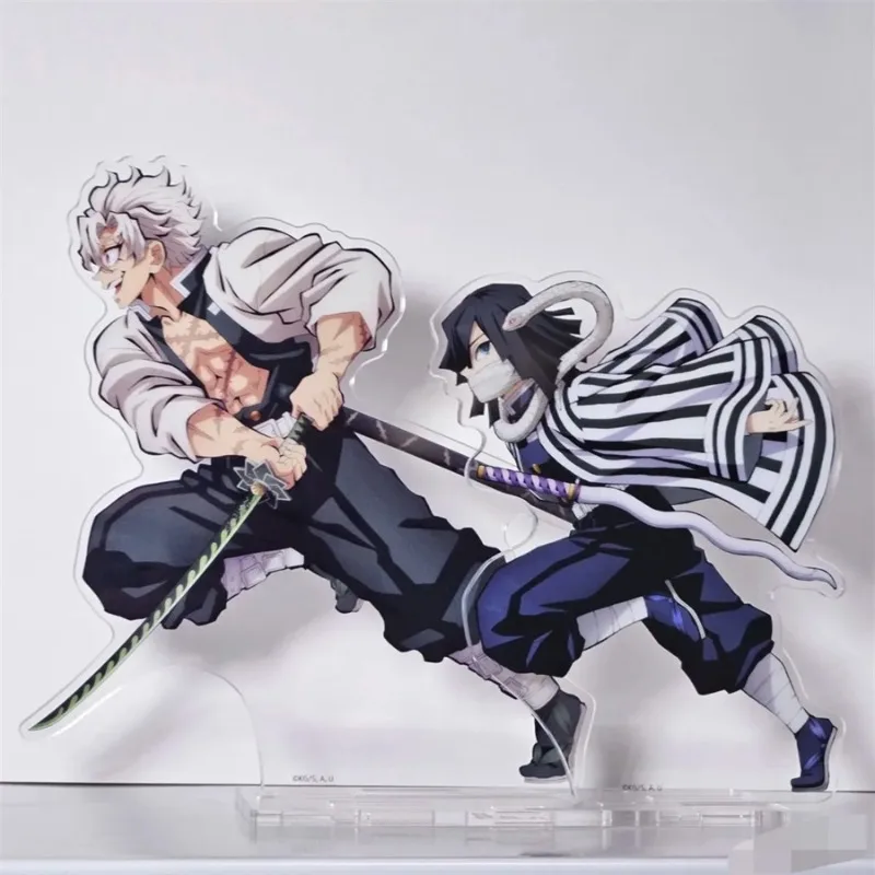 

Demon Slayer Acrylic Ornament Shinazugawa Sanemi Iguro Obanai Anime Figure Car Desk Decoration Model Children Toy Birthday Gifts
