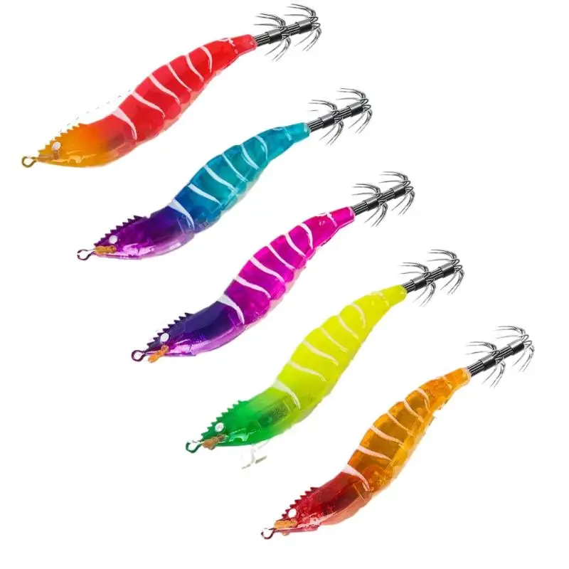 1 قطعة الصيد إغراء 105 مللي متر 12 جرام مضيئة خطاف صيد على شكل سمكة الصيد الخشب الروبيان إغراء الحبار الحبار تهزهز إغراء الطعم الصيد اكسسوارات #1