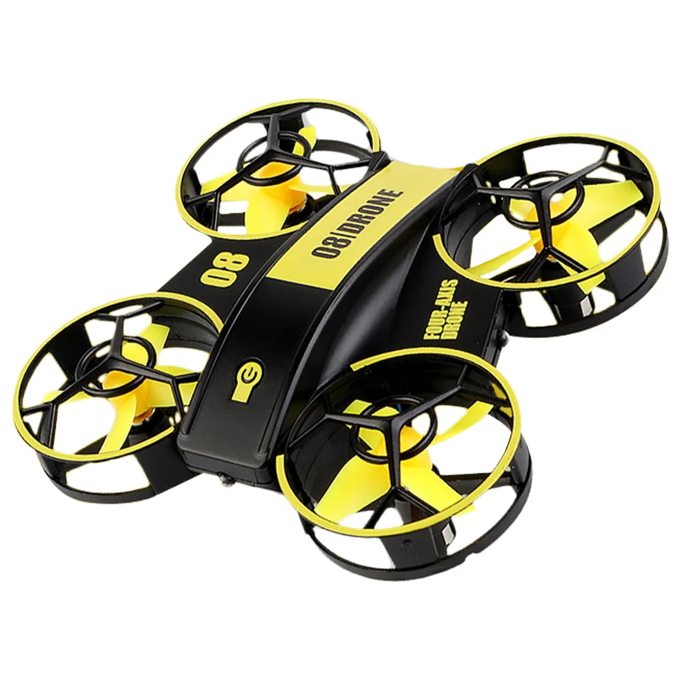 Remote Control Helicopter Quadcopter RC Drone for Children Mini Aircraft LED Plane