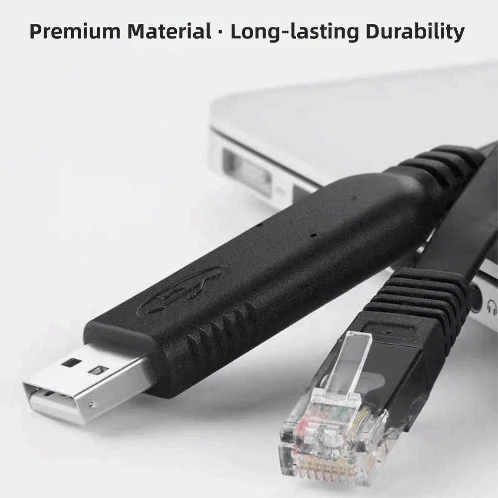 8P8C Connector USB Console Cable Stable Connections Extension Line RJ45 Console Cable Router Configuration Serial Adapter