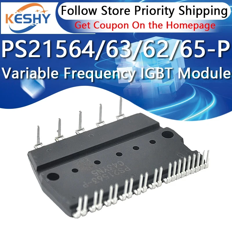 PS21564-P PS21564 PS21563-P PS21563 PS21562-P PS21562 PS21565-P PS21565 Nowy i oryginalny moduł IGBT o zmiennej częstotliwości — zdjęcie produktu 6