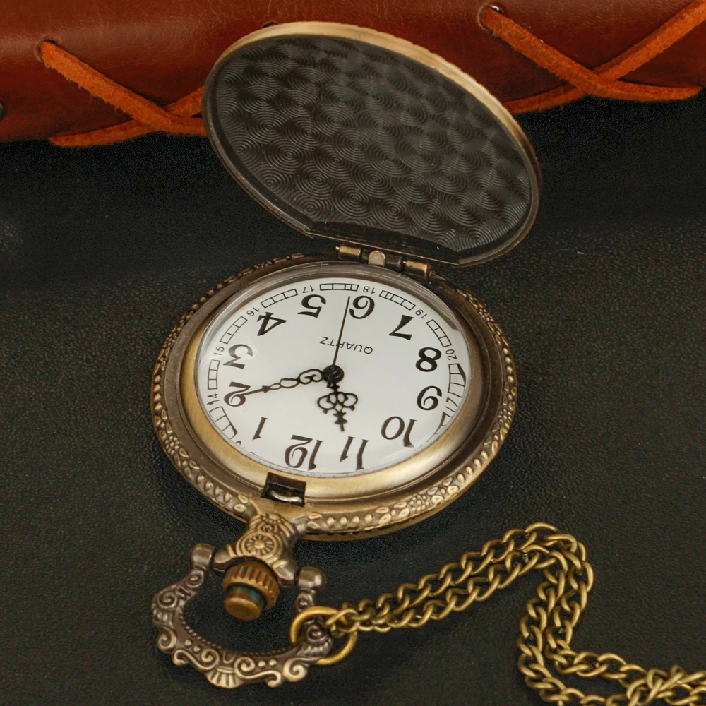 2026 New White House Fbi Logo Emblem Quartz Pocket Watch Vintage Unisex Necklace Pendant Necklace Accessories Jewelry Gifts