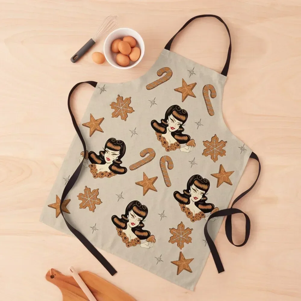 

Gingerbread ! My Favorite ! Apron for home useful pieces Chef Accessory Apron