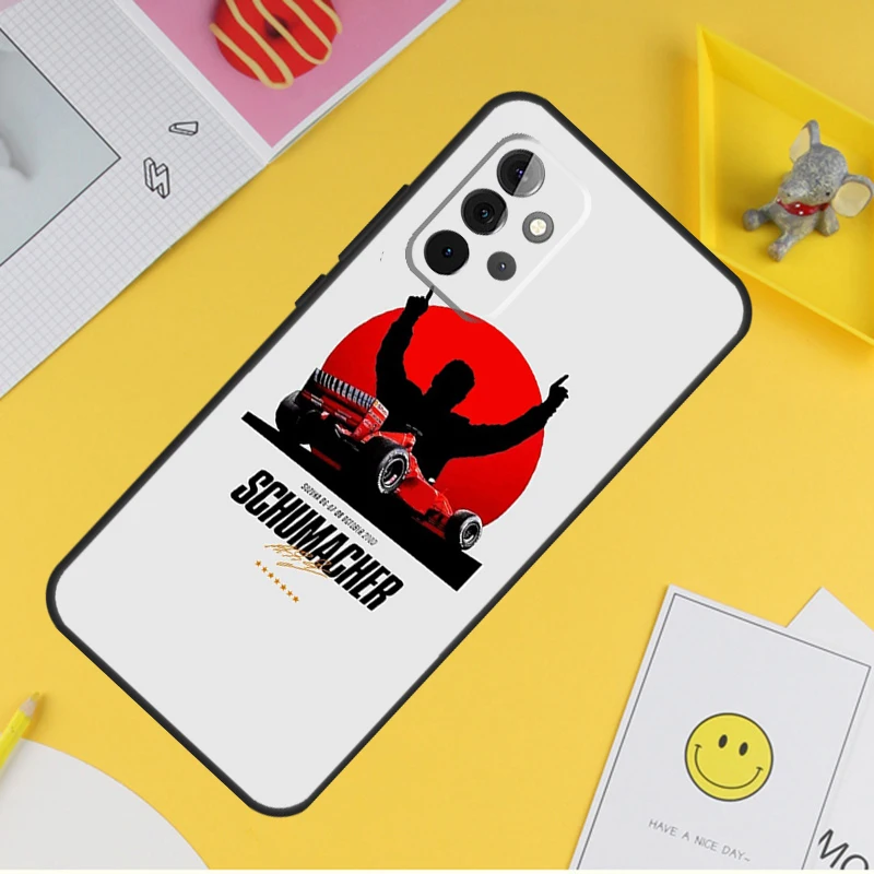 Schumacher Formula 1 F1 Case For Samsung Galaxy A54 A34 A14 A13 A33 A53 A12 A32 A52 A71 A51 A15 A25 A35 A55 Cover image 5