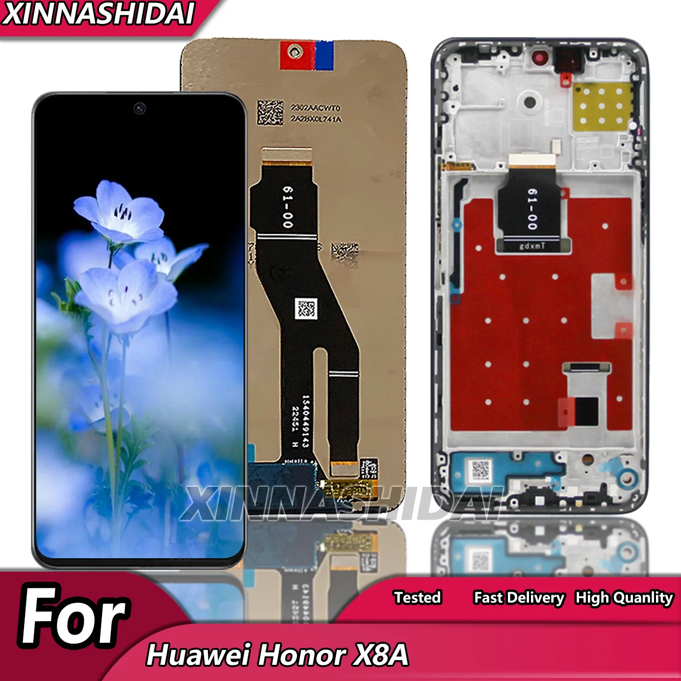 LCD For Huawei Honor X8A LCD CRT-LX1 CRT-LX2 Display Touch Screen Digitizer For Honor 90 Lite LCD CRT-NX1 Replace Parts