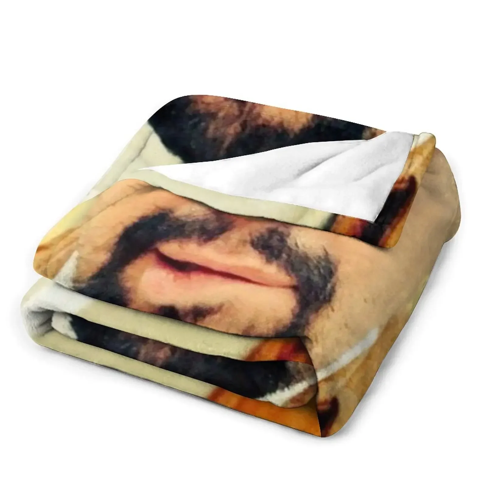 Lin Manuel Miranda Biting His Lip Throw Blanket Luxury Brand Flannel Fabric Hairy Blankets