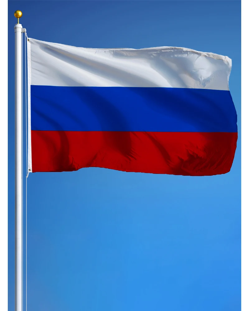 60x90cm 90x150cm RUS Russia Federation Flag 2x3ft/3x5ft