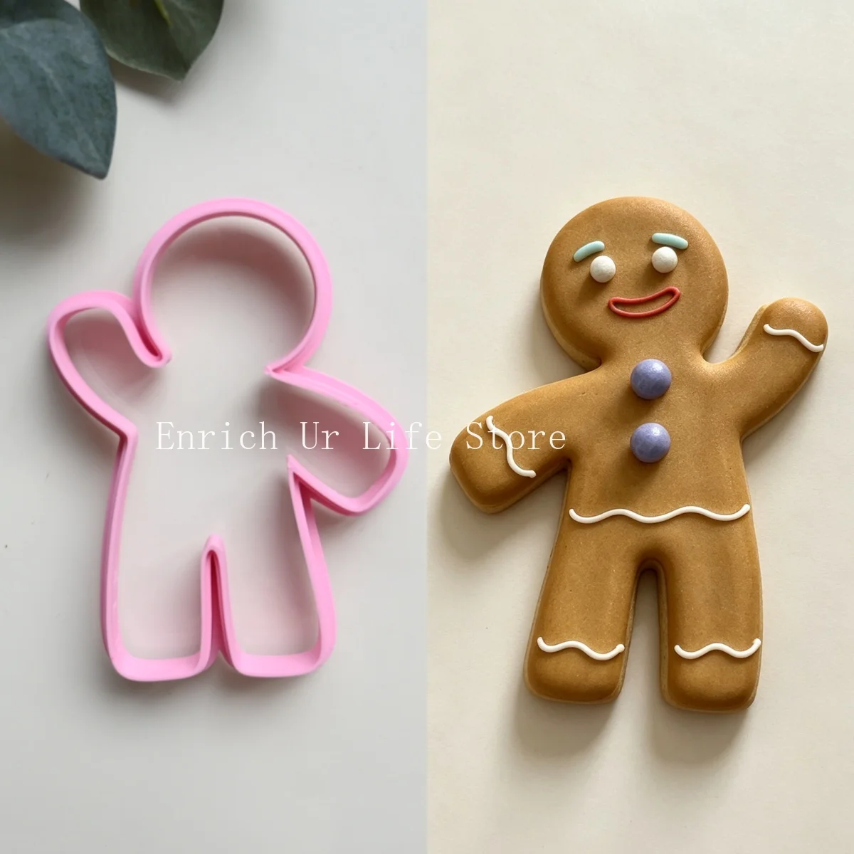 Christmas Tree Snowflake Cookie Cutter Gingerbread Man Gingerbread House Snowman Biscuit Mold Winter Holiday Cake Decor Tools