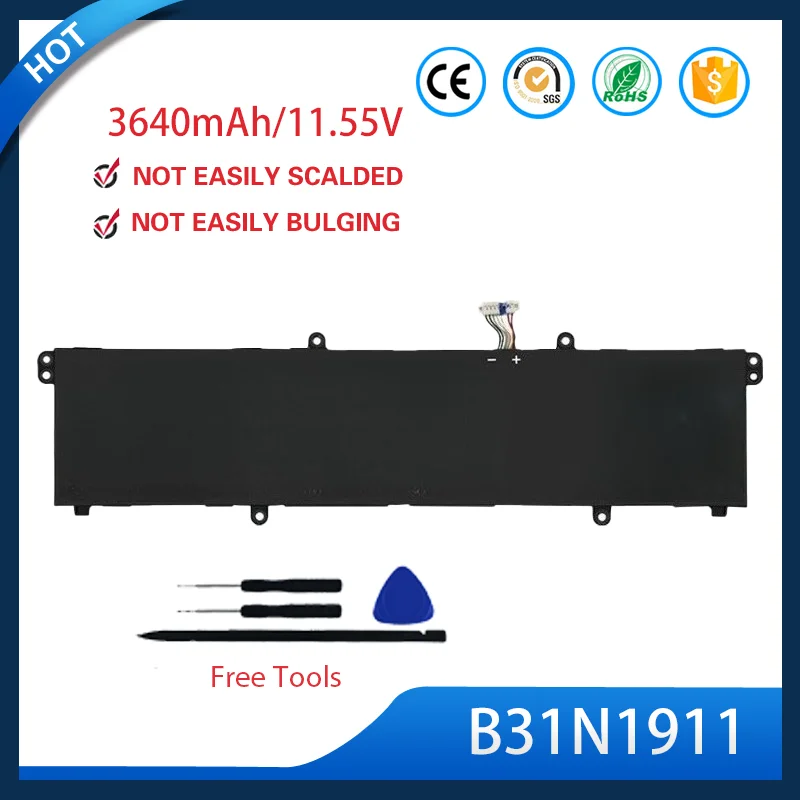 B31N1911 Laptop Battery For ASUS Vivobook Flip 14 TM420 A413 K413 M413 S413 X421 M3400QA Redolbook14 X1502Z V4050E/F C31N1911