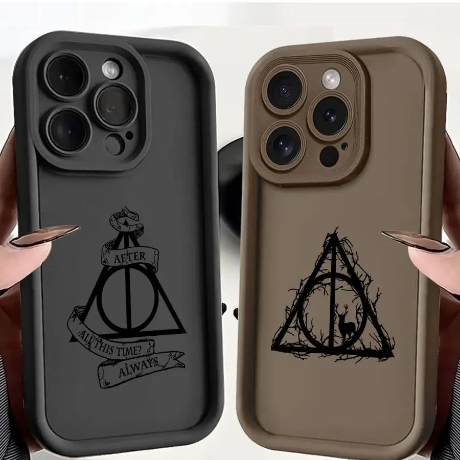 Harrys Potters Silicone Phone Case for Apple iPhone 16 13 15 Pro Max 13 14 Pro 11 7 8 12 Plus X XS XR MAX 14 Plus funda