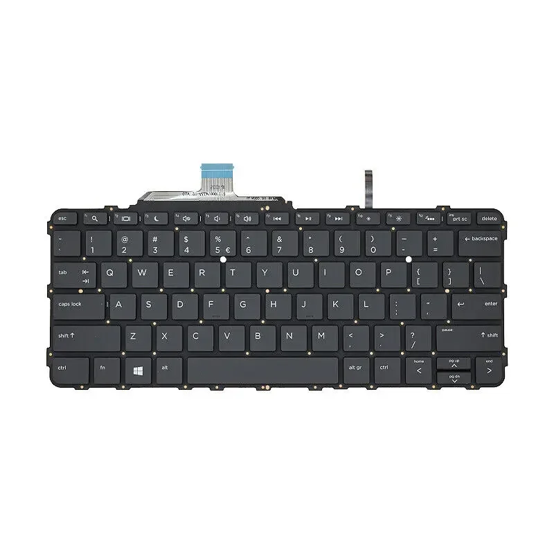 A=For HP EliteBook Folio G1 HSTNN-I73C Laptop English Backlit Keyboard 850915-001