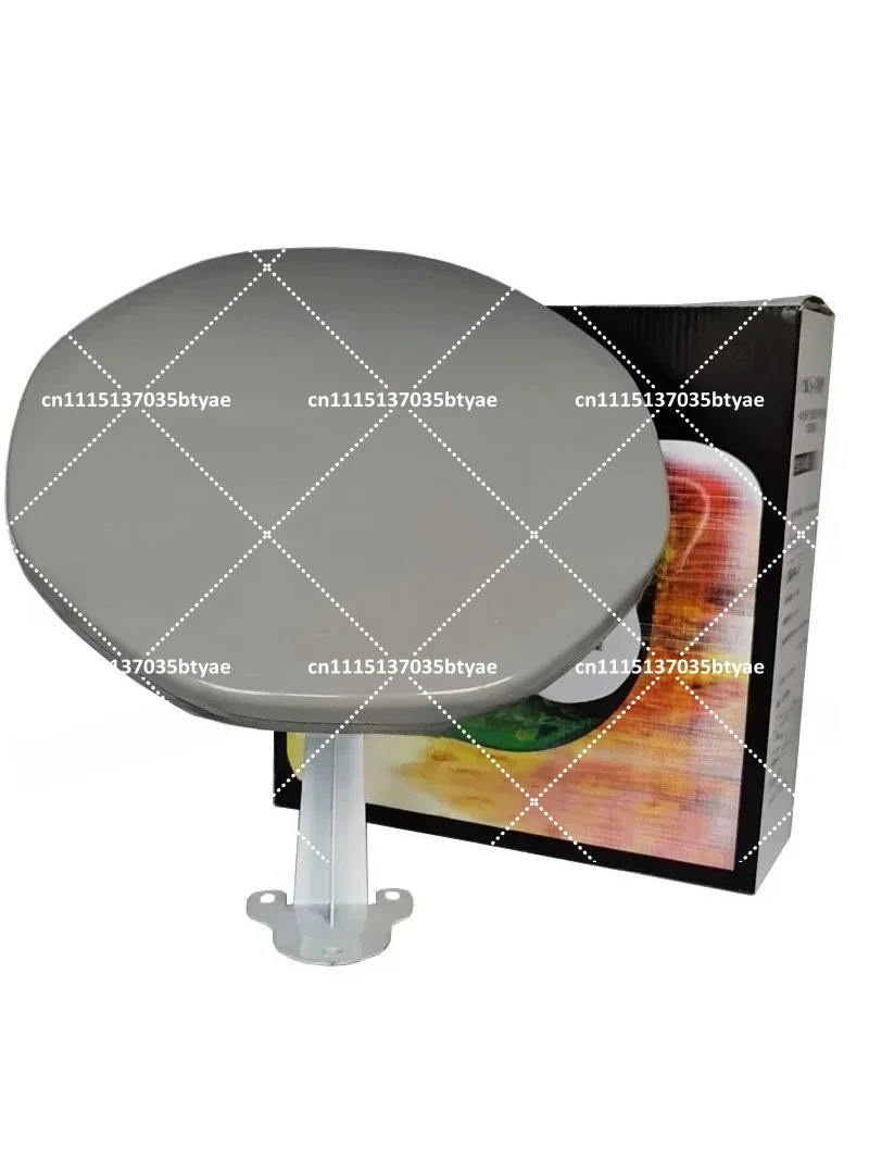 Digital TV 26Cm Ku Band In Satellite Dish Antenna Build In Lnb Circular Polarization