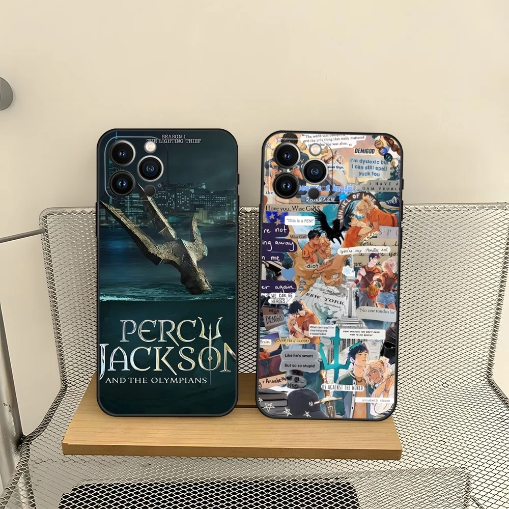 Чехол P-Percy JacksonS для iphone 15 11 Pro Max 12 Mini 13 14 Xr Xs 6 6s 8 7 Plus, силиконовый мягкий чехол