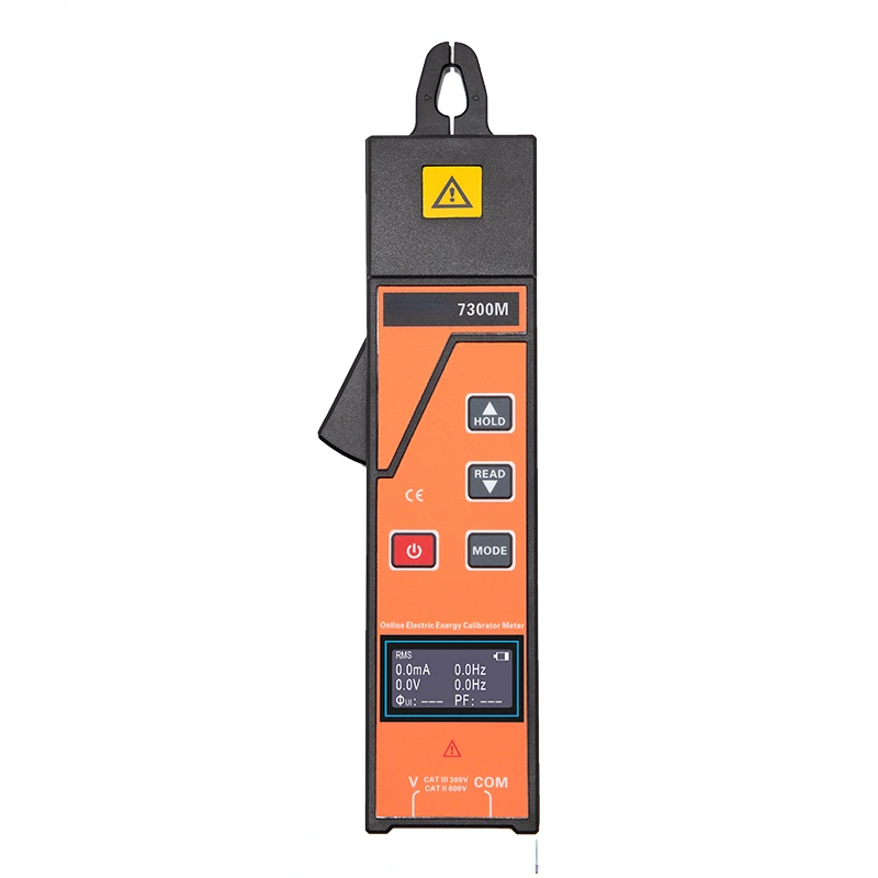 DECCA 7300M Mini Clamp Power Tester 30A AC 0 W-18 KW 9999 KWH 600V ADC 1MSDS 2000V/RMS Auto Range Multifunction Meter