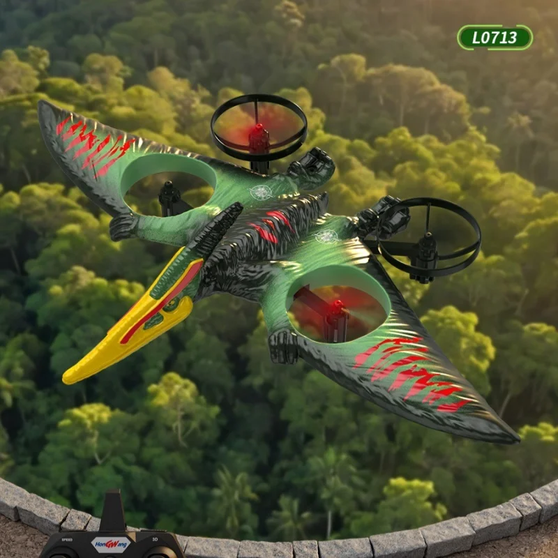 L0713 Wing Dragon Afstandsbediening Vliegtuig Simulator Dinosaurus Vierassige Uav Zweefvliegtuig Outdoor Speelgoed Kerstcadeau Voor Kinderen