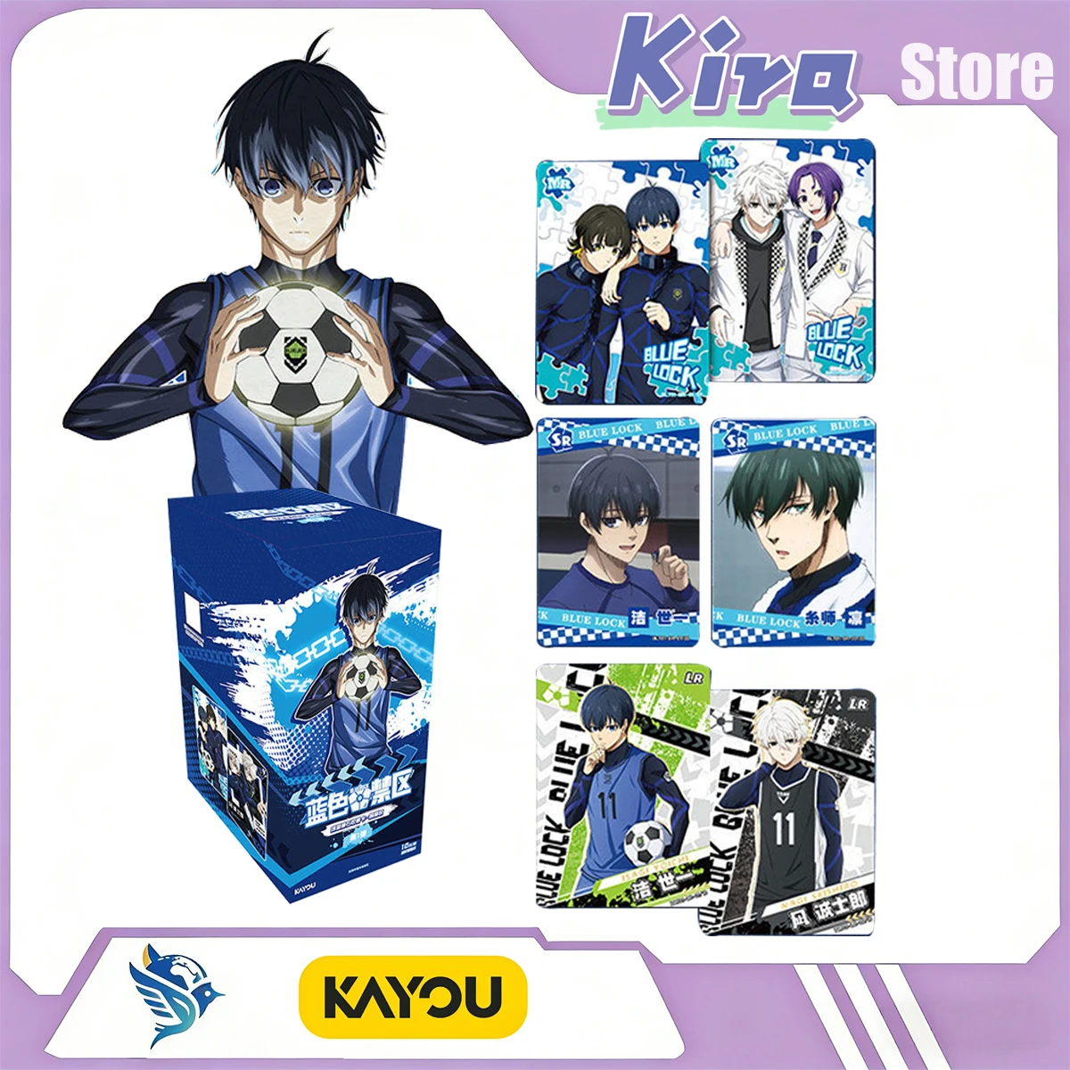 

Коллекционные карточки KAYOU Blue Restricted Area Star Raw Gemstone Beyond Bag: Аниме-атрибутика, сюрприз-подарок, новинка, оригинал