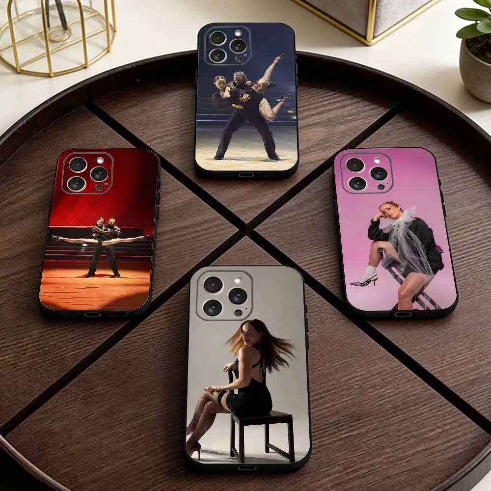 

Whitney Leavitt Phone Case For iPhone 17,16,15,14,13,12,11 Plus,Pro Max,XS,Soft Silicone Black Cover
