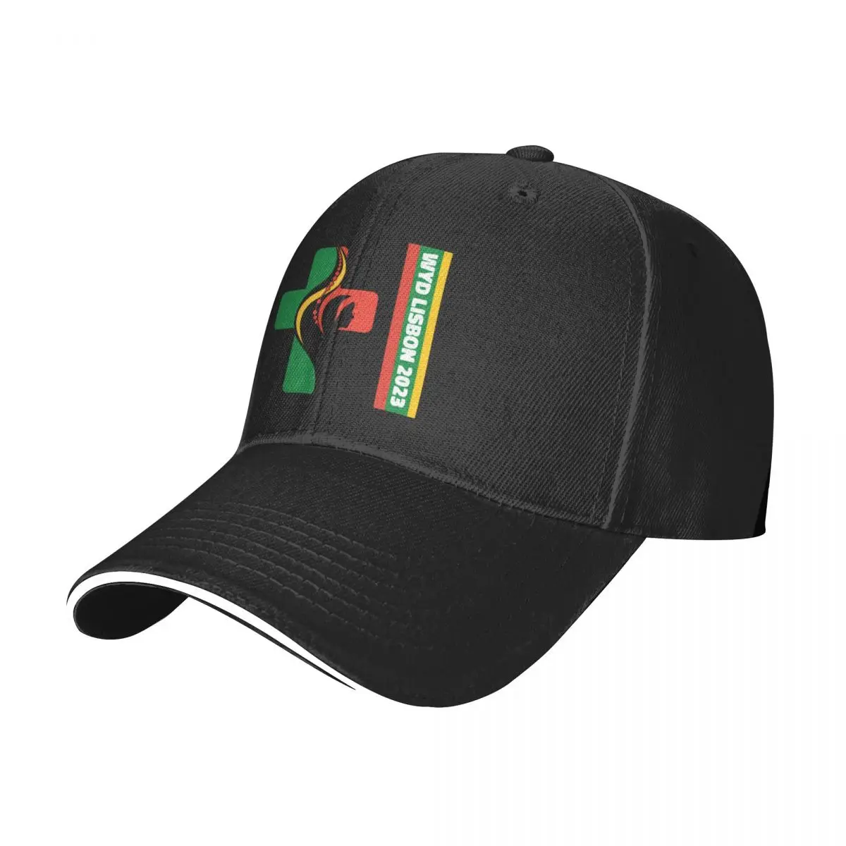 World Youth Day 2023 Lisbon T-Shirt: Illustration Baseball Cap Golf Hat Streetwear Luxury Hat Men's Baseball Women's