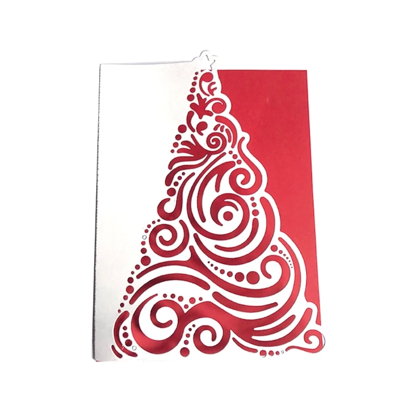 

Christmas Tree Embossing Cutting Dies Stencil Christmas Theme Die Cuts for Kid Christmas Card Making DIY Scrapbooking