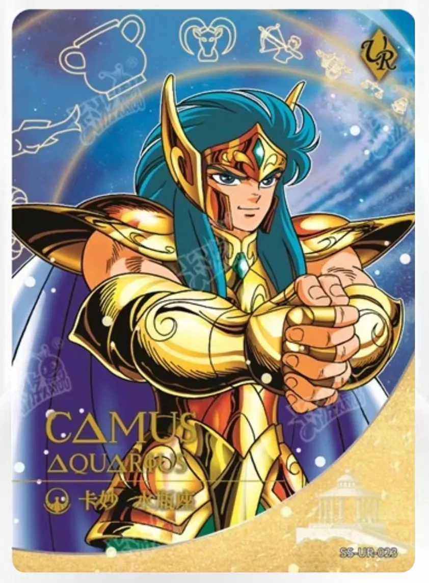 Kayou Genuine Gold Saint Seiya Card Athena SE Poseidon BP Card UR QR Full Set Collection Card Boy Christmas Birthday Gift Toy