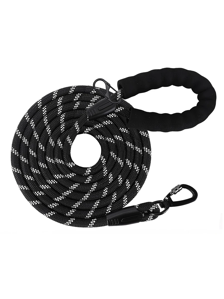 Long Dog Training Lead With Padded Handle For Walking And Training_voghion.com