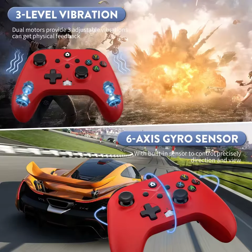Wireless Controllers For Xbox One/Xbox Series X/S/Pc Gamepad Six-Axis Gyro Turbo Function Game Consoles XBOX Controller Joystick