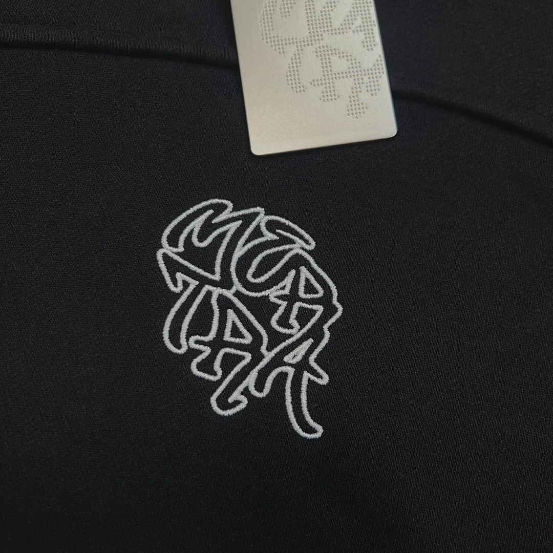 2026 Top Version Mertra Double-layer Hood Logo Embroidery Women Men Hoodie Pullover Hiphop Oversized Men Casual Hoodie Sets