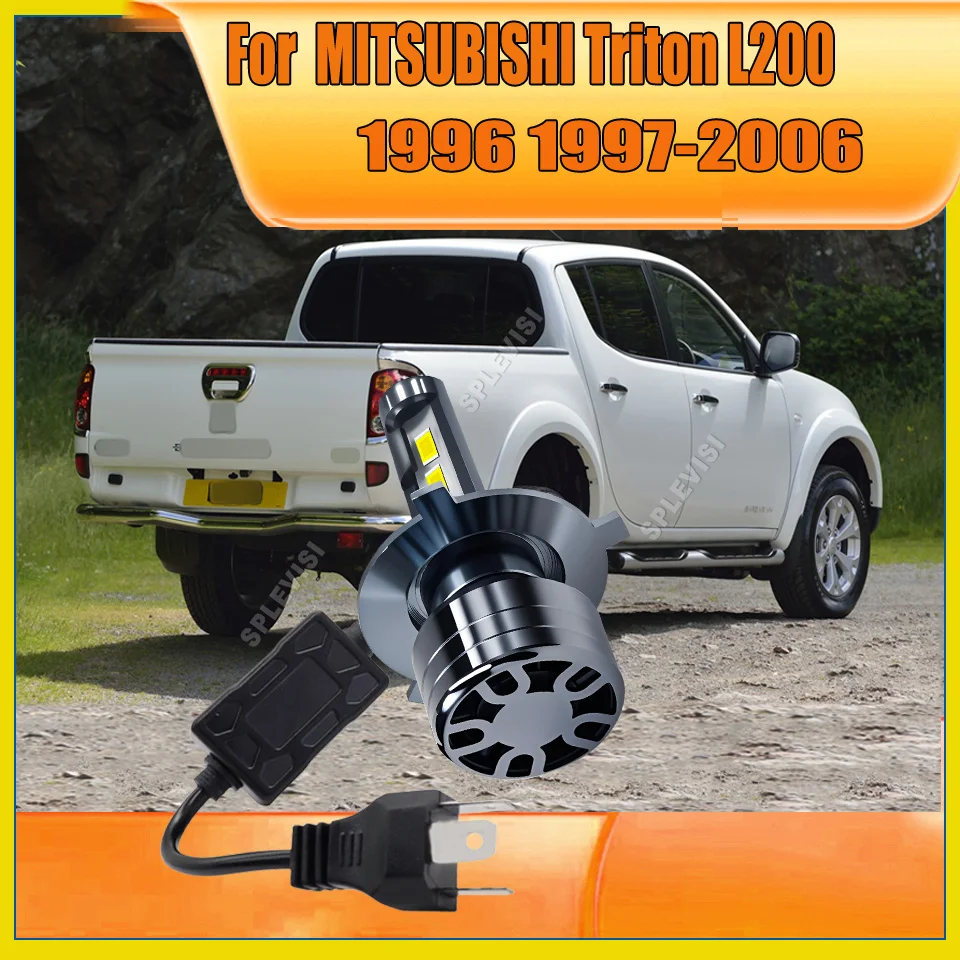 

H4 9003 светодиодные лампы для фар Hi/Lo, модернизация для MITSUBISHI Triton L200 K50 K60 K70 1996 1997 1998 1999 2000 2001 2002-2006